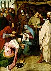 Pieter the Elder Bruegel The Adoration of the Kings painting